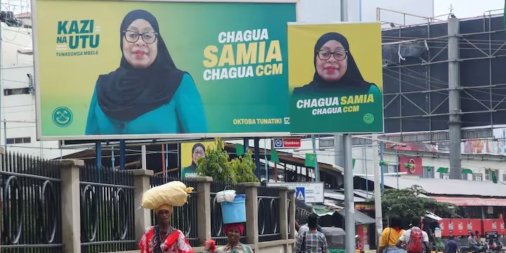 Tanzania's Hassan declared landslide winner in election marred by violence 1 Screenshot 20251101 115805