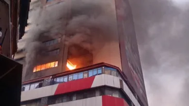 Seven injured in Lagos Island GNI building fire- LASEMA 13 FB IMG 1766606361327
