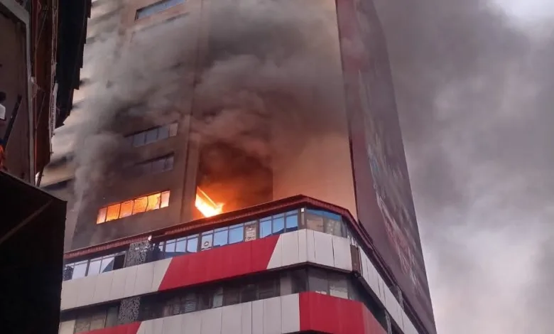 Seven injured in Lagos Island GNI building fire- LASEMA 1 FB IMG 1766606361327