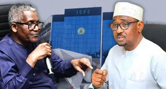 Dangote withdraws petition against former NMDPRA boss, ICPC says 1 ICPC invites Dangote and ex NMDPRA boss 631x340 1