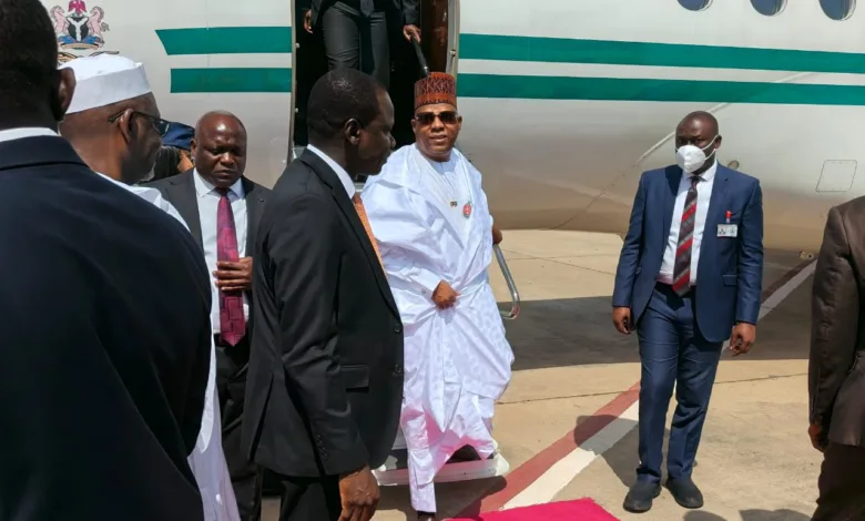 PHOTOS: Shettima arrives Jigawa for Emir of Gumel’s 45th anniversary celebration 3 IMG 20251205 WA0045