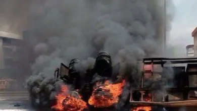 Faulty petrol tanker triggers fire outbreak in Ore workshop 3 IMG 20251209 WA0002