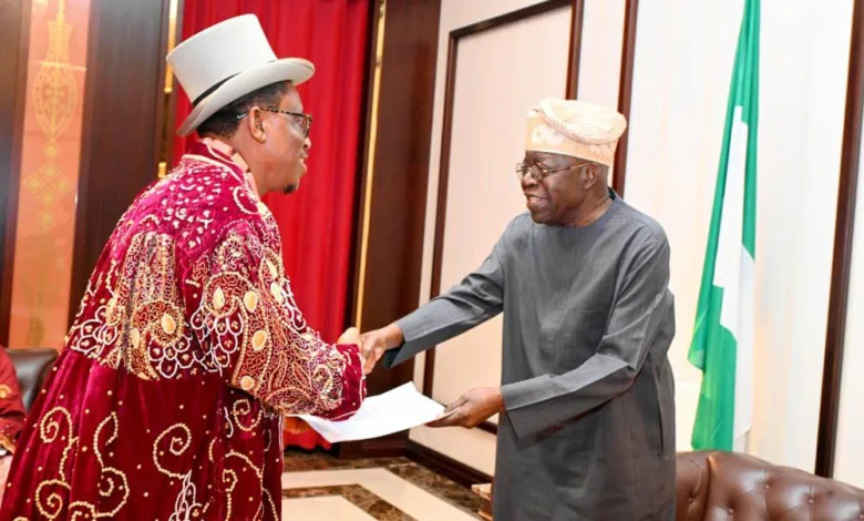 PHOTOS: Tinubu hosts Ogbia Kingdom traditional rulers at presidential villa 5 IMG 20251217 WA0019 1