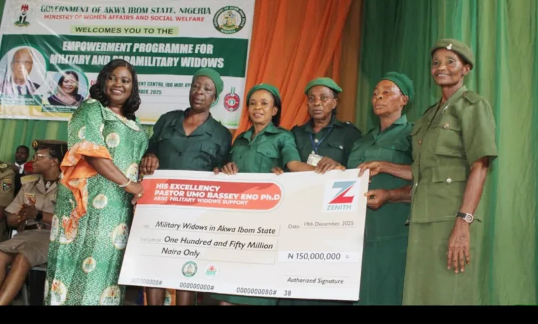 Akwa Ibom govt disburses ₦250m to empower widows of fallen heroes 1 IMG 20251221 WA0011