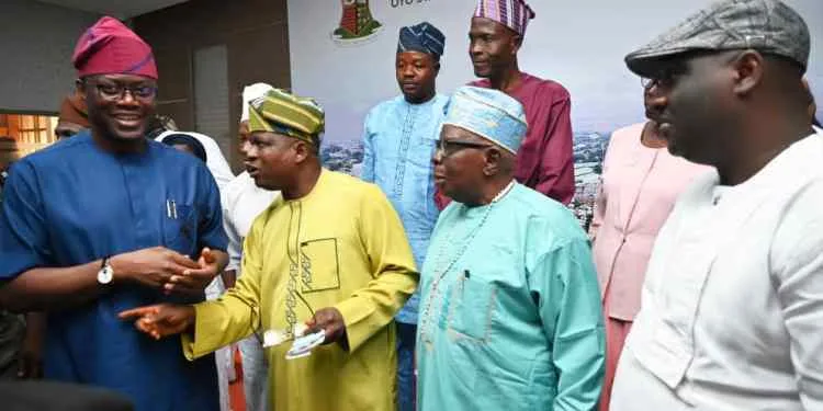 Oyo Governor swears in new OYSIEC members, calls for transparent elections 1 IMG 20251222 WA0028