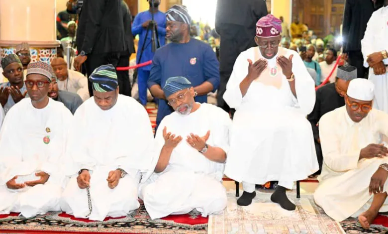 Imam advises Tinubu against distractions at Lekki Juma’at prayers 1 IMG 20251226 WA0024