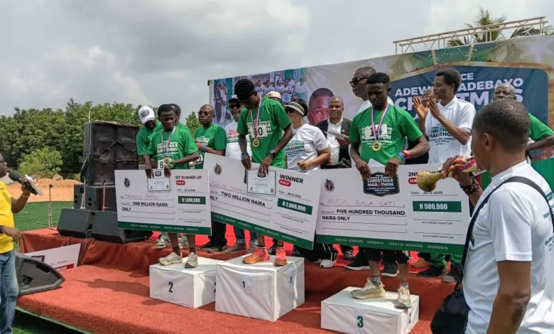 Plateau runners sweep Adebayo's Christmas marathon 1 IMG 20251228 WA0016