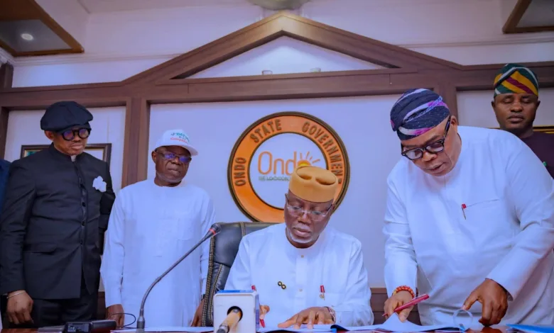 Aiyedatiwa signs Ondo 2026 'Budget of Economic Consolidation' into law 1 IMG 20251229 WA0009