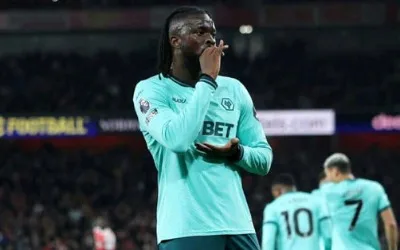 Dropped Super Eagles forward Arokodare scores in Wolves’ loss to Arsenal 1