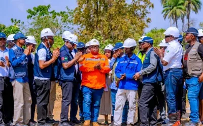 PHOTO NEWS: Ekpo tours Kilometre Zero of AKK Pipeline, hails NNPC, partners 5