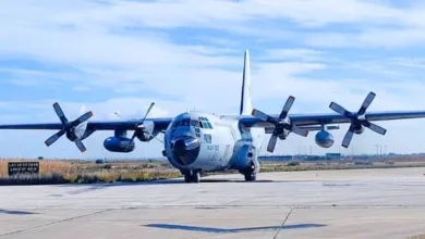 NAF C-130 aircraft arrives in Portugal for scheduled maintenance 1 NAF plane