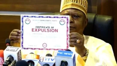 Turaki-led NWC boots out 11 top PDP figures, issues expulsion certificates 8 Turaki PDP2