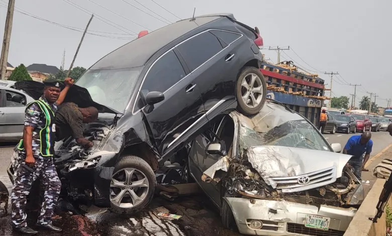 Brake failure sparks Tomato truck crash on Otedola Bridge 3 FB IMG 1767998924890