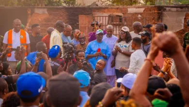Okpebholo visits Ekpoma fire scene, promises rebuilding of burnt shops 3 FB IMG 1768306228983