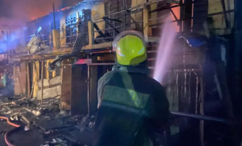 BREAKING: Properties destroyed as fire razes building in Ajegunle area of Lagos 5 FB IMG 1769079973609