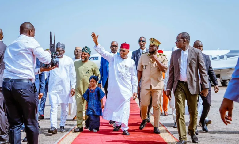Shettima arrives in Guinea to represent Tinubu at Doumbouya’s inauguration 3 IMG 20260116 WA0021