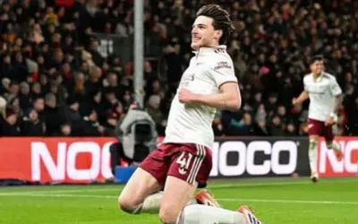 Declan Rice double secures win for Arsenal against Bournemouth 1