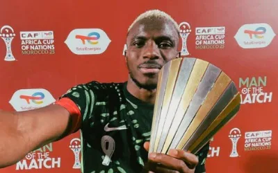 Osimhen emerges Man of the Match in Eagles’ victory over Algeria 1