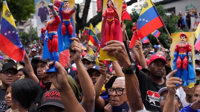 venezuela government supporters caracas