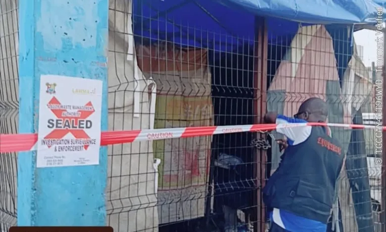 Lagos cracks down on environmental infractions, seals Ladipo market 5 FB IMG 1770550414302