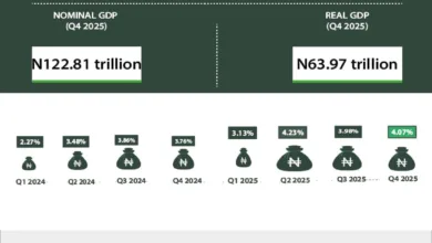 BREAKING: Nigeria’s GDP grows by 4.07% in Q4 2025, says NBS 5 HCLGXRsasAA4pmm