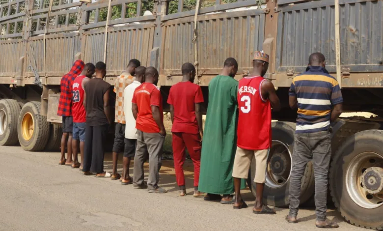 EFCC arrests 10 suspects, trucks for alleged illegal mining activities in Ilorin 1 IMG 20260202 WA0020
