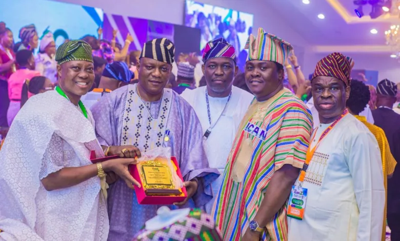 ICAN confers Western Zone Ambassador award on ex-Ondo perm. secretary 1 IMG 20260209 WA0003 1