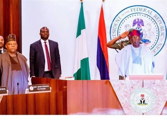 Tinubu hails leadership qualities of Shettima, governors at NEC conference 1 IMG 20260209 WA0007