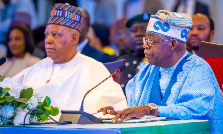 Tinubu vows to defeat terrorism, banditry at NEC conference 1 IMG 20260209 WA0025