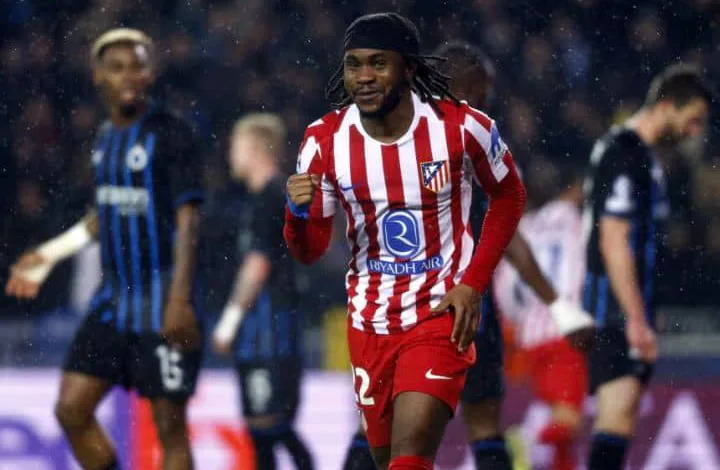 Lookman, Onyedika on target as Atletico, Brugge share six goals 1 IMG 20260218 WA0042