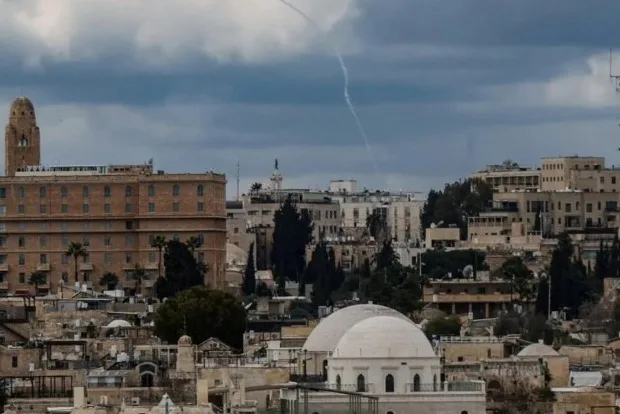 Iran launches heavy missile barrage across Israel in retaliation for US-Israel attack 1
