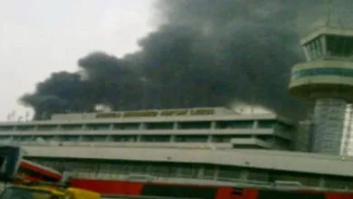Fire erupts at Murtala Muhammed International Airport's terminal, trapping 10 in control tower 1 IMG 9691
