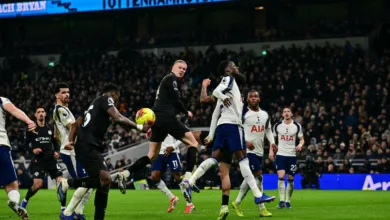 Solanke’s double denies Man City three points against Tottenham 8 Tottenham ManCity