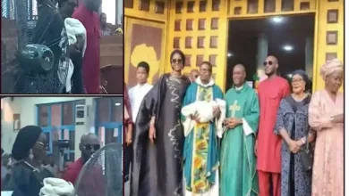 Tuface, wife Natasha dedicate child in church ceremony 5 Untitled
