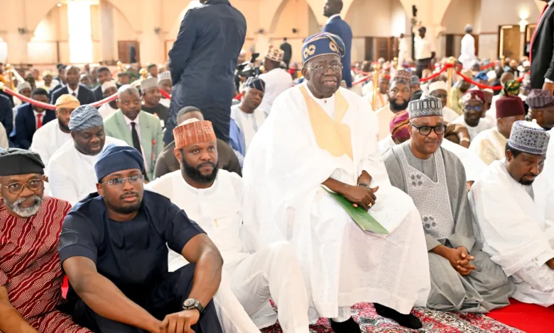 PHOTO NEWS: Tinubu marks 74th birthday with prayers at Abuja National Mosque 11 2b6166a9 5797 4ea1 a864 3f2eb1658203