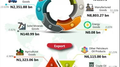 Nigeria’s non-oil exports rise to N12.36trn in 2025, says NBS 1 HDDlAERXEAApwel