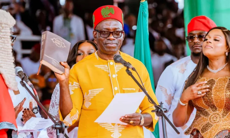 PHOTO NEWS: Soludo, deputy take oath for second term in Anambra 5 IMG 20260318 WA0004