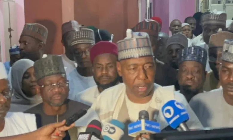Zulum returns from Lesser Hajj, visits Maiduguri bomb blast victims 5 IMG 0160