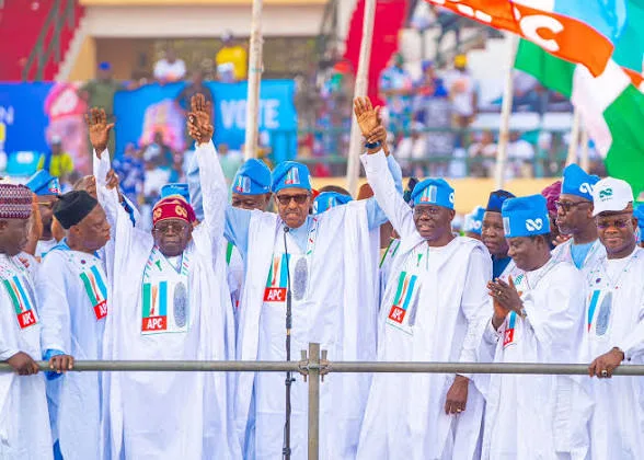 Tinubu pays tribute to Buhari at APC convention 1 IMG 0568
