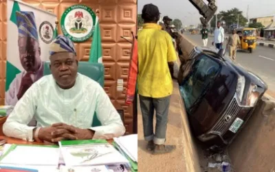 Oyo Reps member, Olaide Muhammad, narrowly survives accident 1