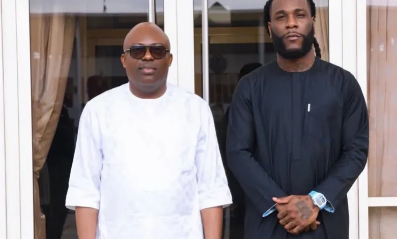 Burna Boy meets Fubara over school, healthcare projects in Rivers 3 IMG 20260318 185552 6 x 4 inch