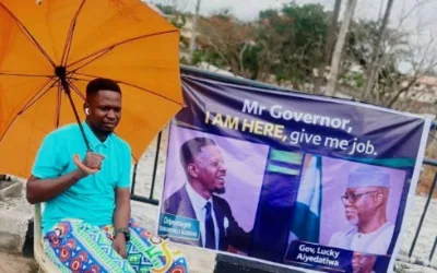 Man vows to remain at Gov Aiyedatiwa’s office until gainfully employed 1