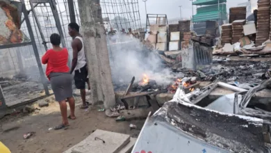 Lagos fire explosion