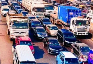 Otedola Bridge Accident Gridlock Berger Lagos Ibadan Expressway 2