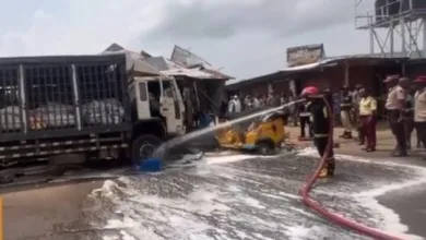 One feared dead as truck smashes stationary tricycle along Eleko in Lagos 1 WhatsApp Image 2026 03 01 at 5.51.05 PM 486x400 1