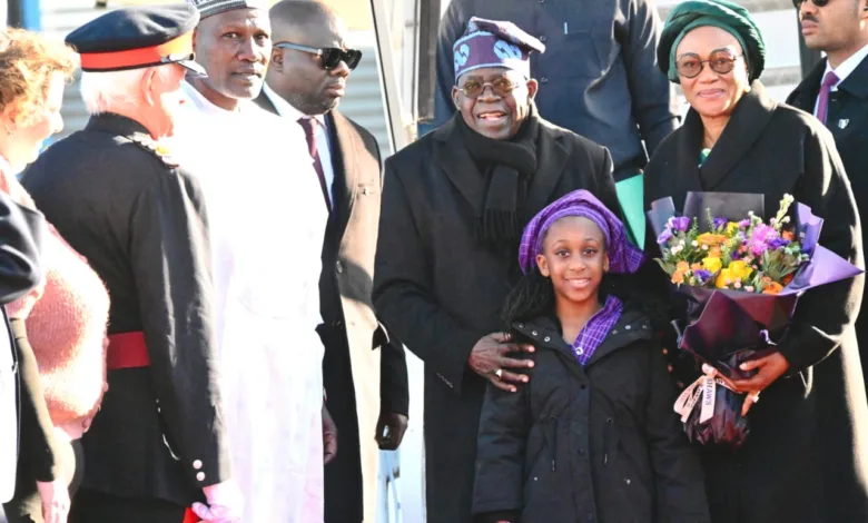 Tinubu, First Lady arrive UK as official visit begins 13 b1720d14 5325 4071 9687 1faeaeead2a1