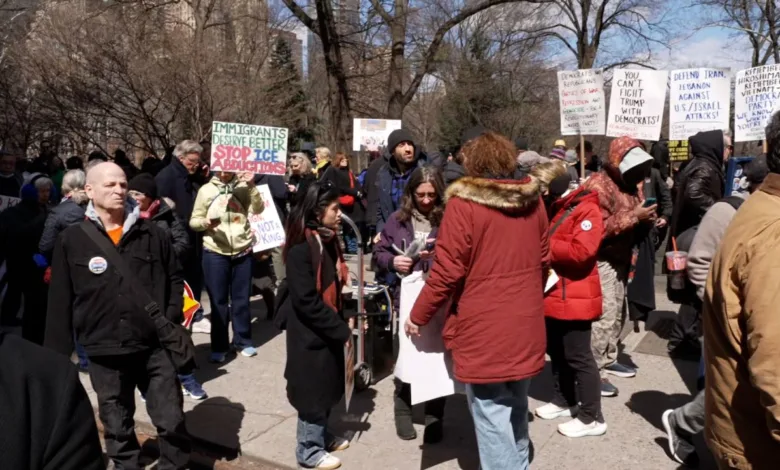 ‘No Kings’ protests: Large crowds attend nationwide rallies against the Trump administration 1 nyc no kings donie