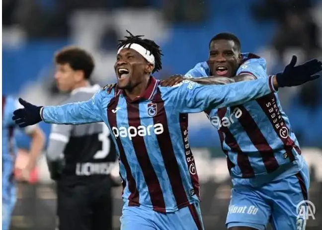 Onuachu, Nwaiwu fire Trabzonspor past Galatasaray to ignite title race 1 IMG 20260404 WA0395