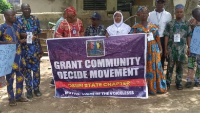 Group protests in Osun, urges FG to release withheld grants 8 IMG 20260417 WA0011