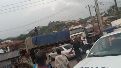 Many escape death as truck rams into Akure market 5 IMG 0230